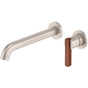 California Faucets - Single Handle Lavatory Wall Faucet Trim Only - Gloss White