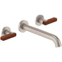 California Faucets - Two Handle Lavatory Wall Faucet Trim Only - Gloss White