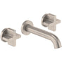 California Faucets - Two Handle Lavatory Wall Faucet Trim Only - Gloss White