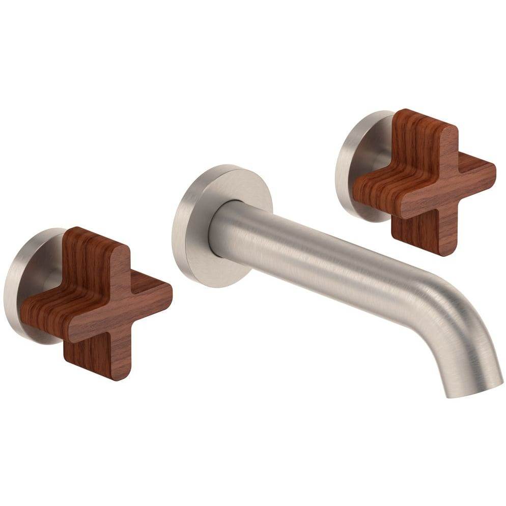 California Faucets - Two Handle Lavatory Wall Faucet Trim Only - Gloss White