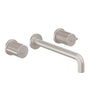 California Faucets - Two Handle Lavatory Wall Faucet Trim Only - Gloss White