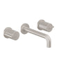 California Faucets - Two Handle Lavatory Wall Faucet Trim Only - Gloss White