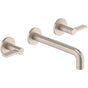 California Faucets - Two Handle Lavatory Wall Faucet Trim Only - Gloss White