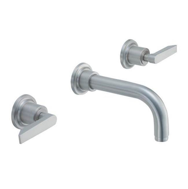 California Faucets - Two Handle Lavatory Wall Faucet Trim Only - Gloss White