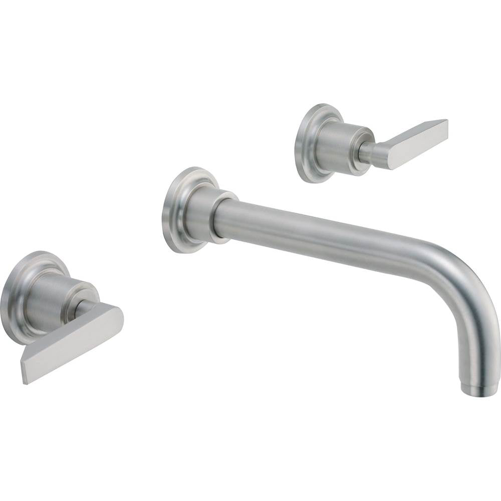 California Faucets - Two Handle Lavatory Wall Faucet Trim Only - Gloss White