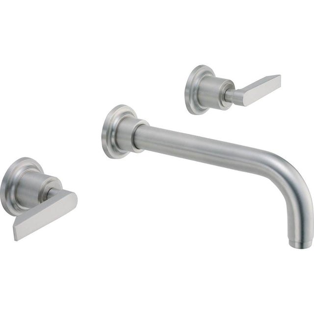 California Faucets - Two Handle Lavatory Wall Faucet Trim Only - Gloss White