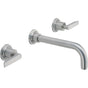 California Faucets - Two Handle Lavatory Wall Faucet Trim Only - Gloss White