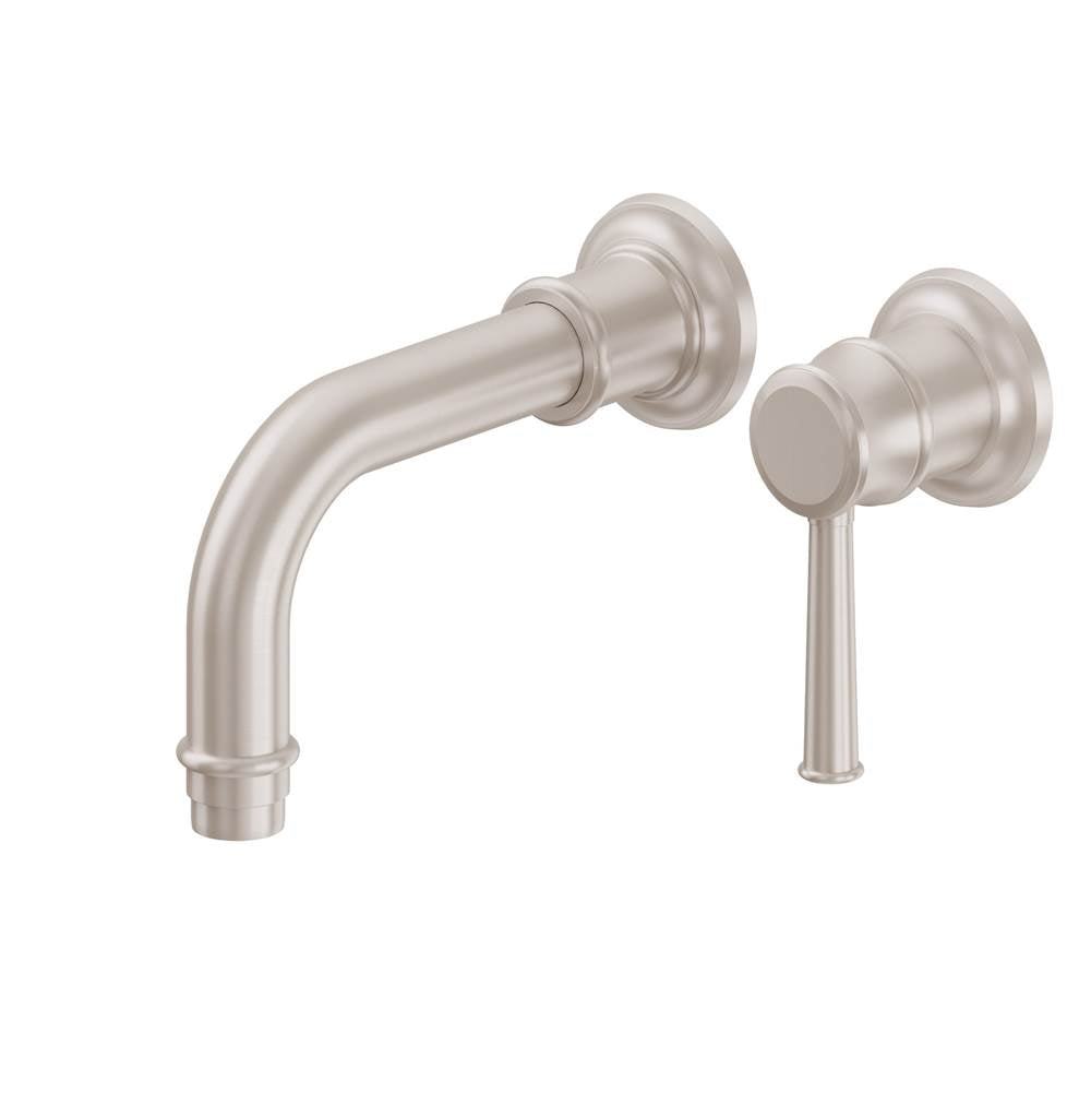 California Faucets - Single Handle Lavatory Wall Faucet Trim Only - Polished Brass Pvd