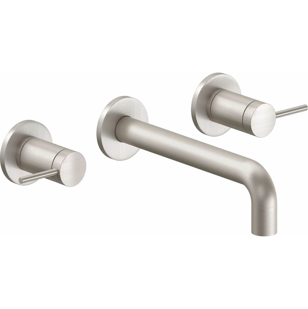 California Faucets - Two Handle Lavatory Wall Faucet Trim Only - Gloss White