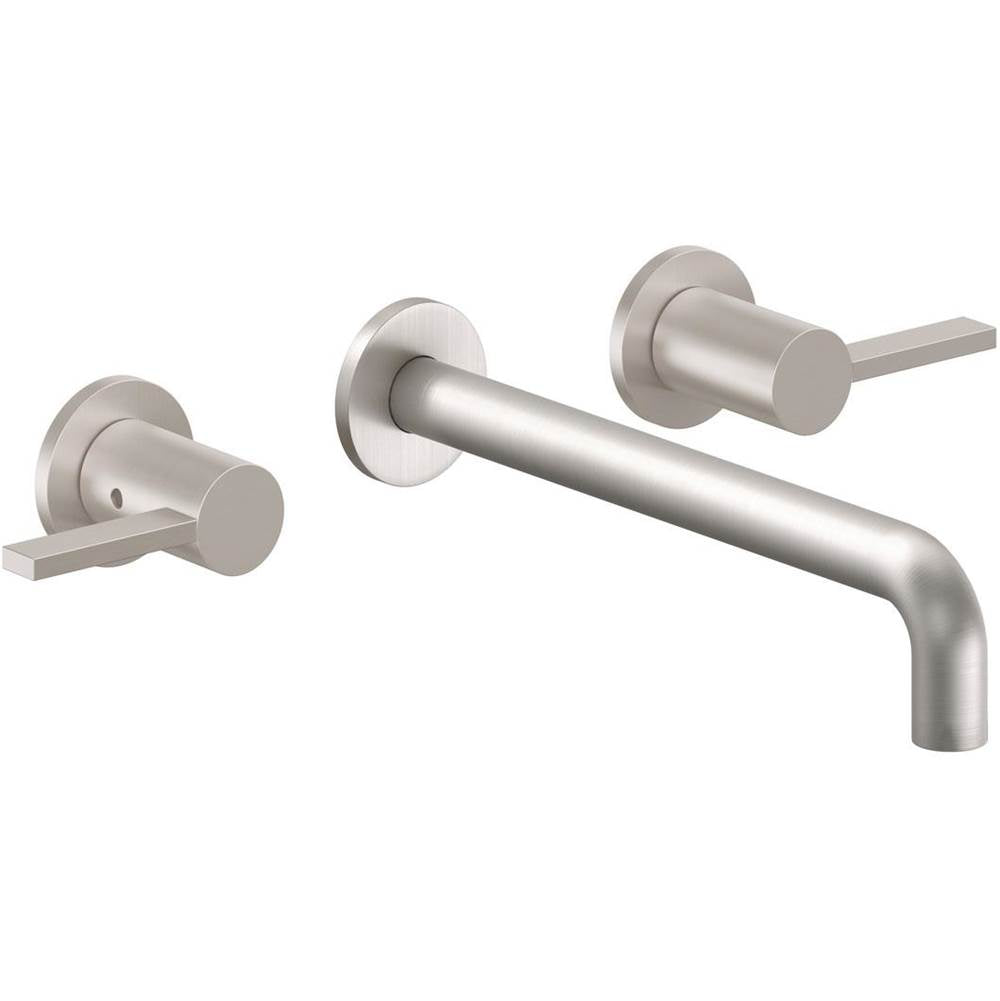 California Faucets - Two Handle Lavatory Wall Mount Faucet Trim Only - Gloss White