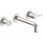 California Faucets - Two Handle Lavatory Wall Faucet Trim Only - Gloss White
