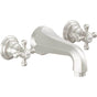 California Faucets - Two Handle Lavatory Wall Faucet Trim Only - Gloss White
