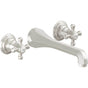 California Faucets - Two Handle Lavatory Wall Faucet Trim Only - Gloss White
