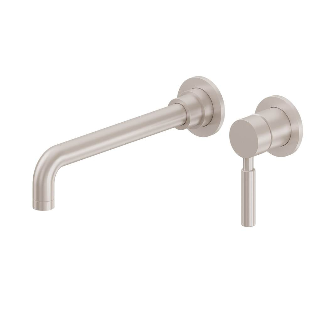 California Faucets - Single Handle Lavatory Wall Faucet Trim Only - Gloss White