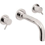 California Faucets - Two Handle Lavatory Wall Faucet Trim Only - Gloss White