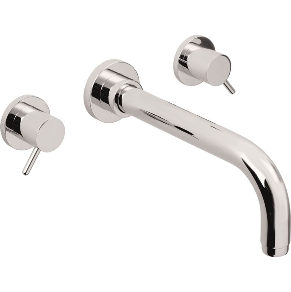 California Faucets - Two Handle Lavatory Wall Faucet Trim Only - Gloss White