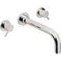 California Faucets - Two Handle Lavatory Wall Faucet Trim Only - Gloss White