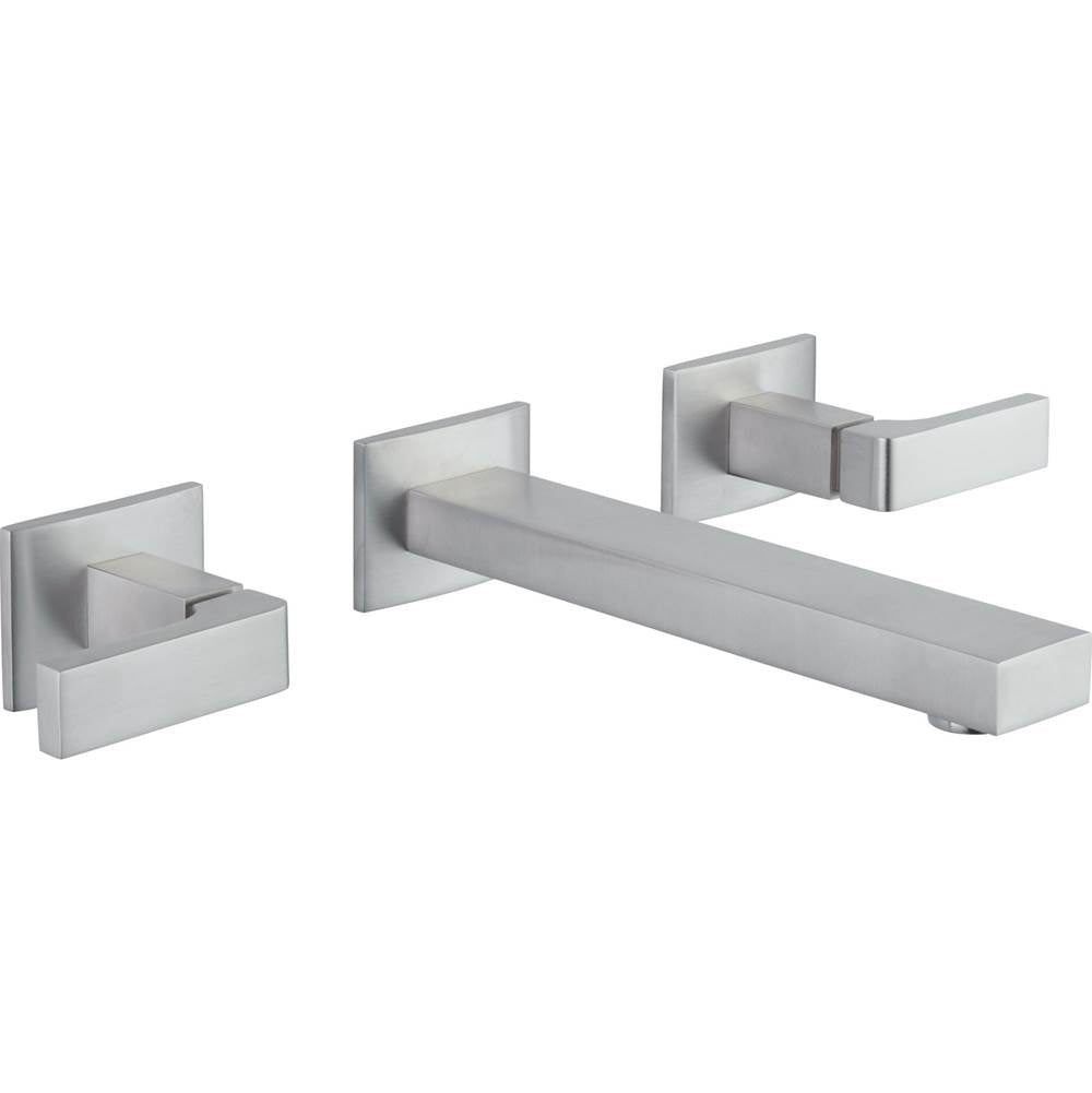 California Faucets - Two Handle Lavatory Wall Faucet Trim Only - Gloss White