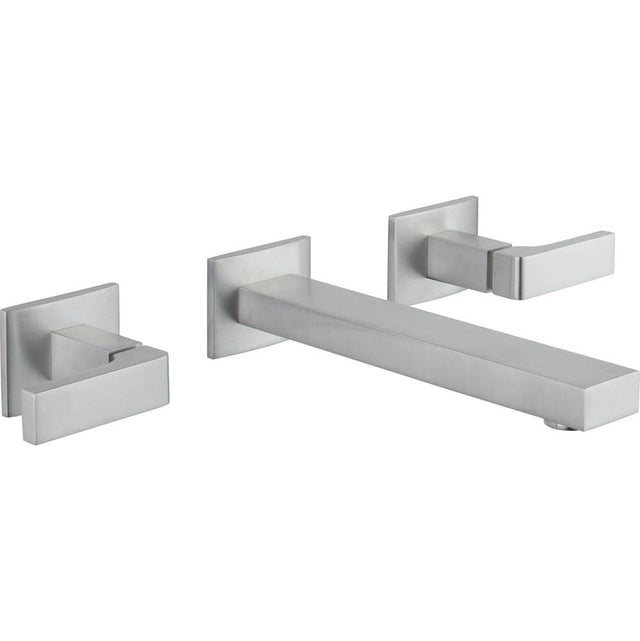 California Faucets - Two Handle Lavatory Wall Faucet Trim Only - Gloss White