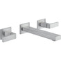 California Faucets - Two Handle Lavatory Wall Faucet Trim Only - Gloss White