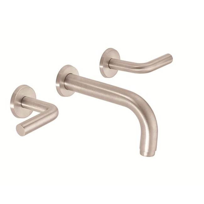 California Faucets - Two Handle Lavatory Wall Faucet Trim Only - Gloss White
