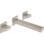 California Faucets - Two Handle Lavatory Wall Faucet Trim Only - Gloss White