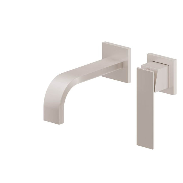 California Faucets - Single Handle Lavatory Wall Faucet Trim Only - Gloss White