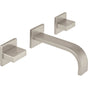 California Faucets - Two Handle Lavatory Wall Faucet Trim Only - Gloss White