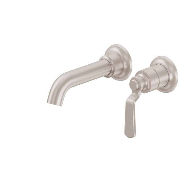 California Faucets - Single Handle Lavatory Wall Faucet Trim Only - Gloss White