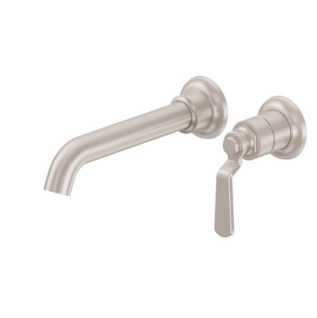 California Faucets - Single Handle Lavatory Wall Faucet Trim Only - Gloss White