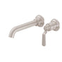 California Faucets - Single Handle Lavatory Wall Faucet Trim Only - Gloss White