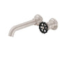 California Faucets - Single Handle Lavatory Wall Faucet Trim Only - Gloss White