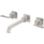 California Faucets - Two Handle Lavatory Wall Faucet Trim Only - Gloss White