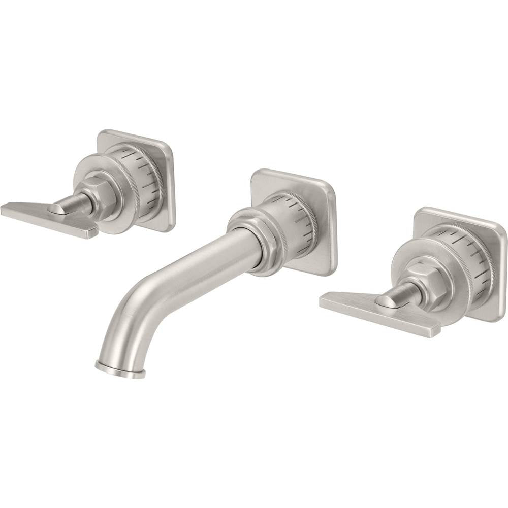 California Faucets - Two Handle Lavatory Wall Faucet Trim Only - Gloss White