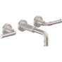 California Faucets - Two Handle Lavatory Wall Faucet Trim Only - Gloss White