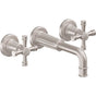California Faucets - Two Handle Lavatory Wall Faucet Trim Only - Gloss White