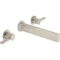 California Faucets - Two Handle Lavatory Wall Faucet Trim Only - Gloss White