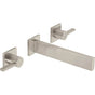 California Faucets - Two Handle Lavatory Wall Faucet Trim Only - Gloss White
