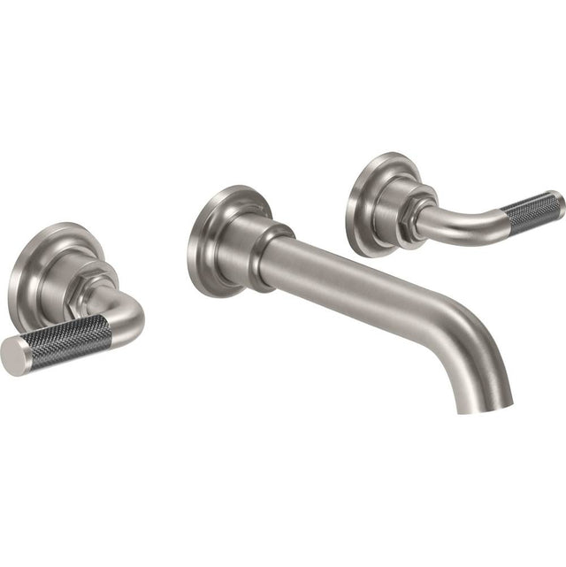 California Faucets - Two Handle Lavatory Wall Faucet Trim Only - Gloss White