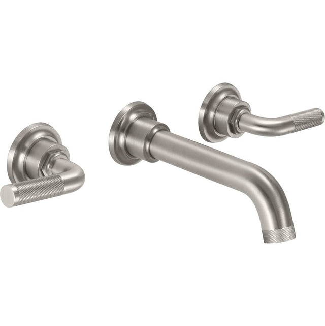 California Faucets - Two Handle Lavatory Wall Faucet Trim Only - Gloss White