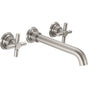 California Faucets - Two Handle Lavatory Wall Faucet Trim Only - Gloss White