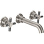 California Faucets - Two Handle Lavatory Wall Faucet Trim Only - Gloss White