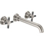 California Faucets - Two Handle Lavatory Wall Faucet Trim Only - Gloss White