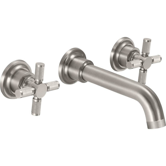 California Faucets - Two Handle Lavatory Wall Faucet Trim Only - Gloss White