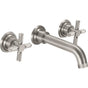 California Faucets - Two Handle Lavatory Wall Faucet Trim Only - Gloss White