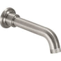 California Faucets - Wall Tub Spout - Knurled Tip - Gloss White