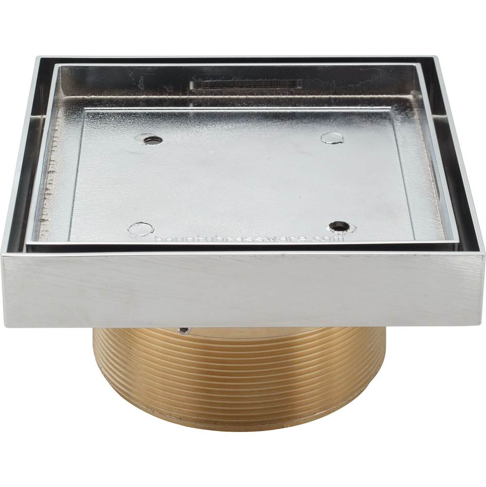 California Faucets - Tile StyleDrain Trim Grid Only - Stainless Satin Nickel Pvd