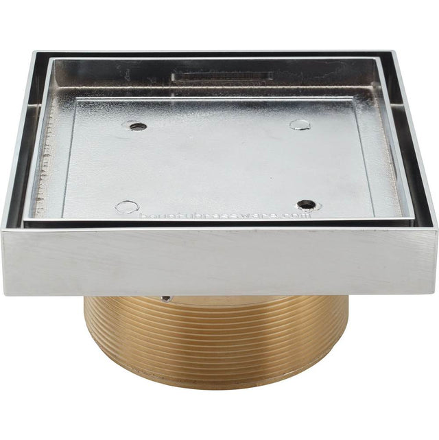 California Faucets - Tile StyleDrain Trim Grid Only - Stainless Satin Nickel Pvd