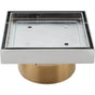 California Faucets - Tile StyleDrain Trim Grid Only - Stainless Satin Nickel Pvd