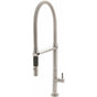 California Faucets - Culinary Pull-Out Kitchen Faucet with Button Sprayer - Gloss White
